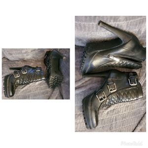 Nine west black boots